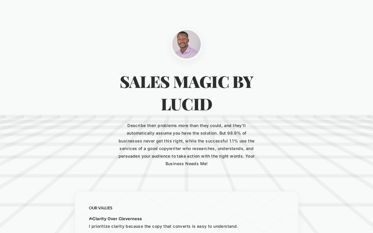 Lucid’s Business Card